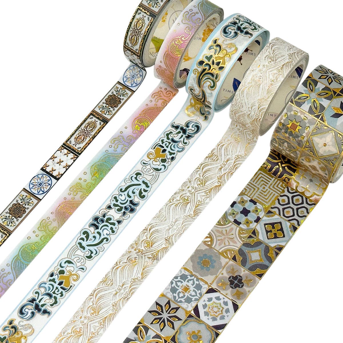 Wrapables.com - Wholesale Washi Tape - Wrapables Decorative Gold Foil Washi Tape Box Set1