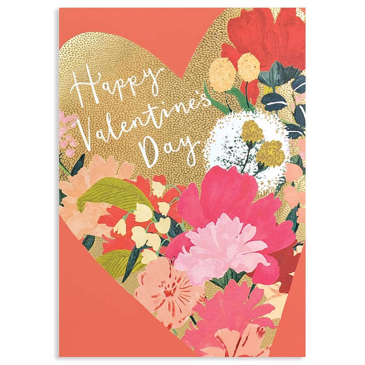VALENTINE HEART | LOUISE TILER VALENTINE'S DAY CARD for wholesale by Calypso Cards LLC