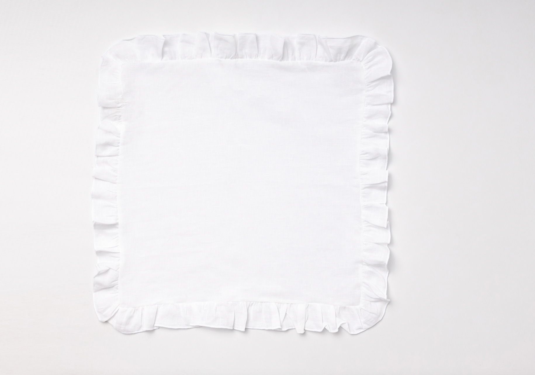 Mariaida Home – wholesale Dinner & cloth napkin – Linen Guardanapa with White Leaf5