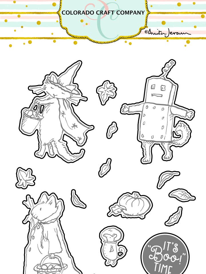 AJ715-D Anita Jeram~Buh! Die Zeit stirbt für den Großhandel von Colorado Craft Company