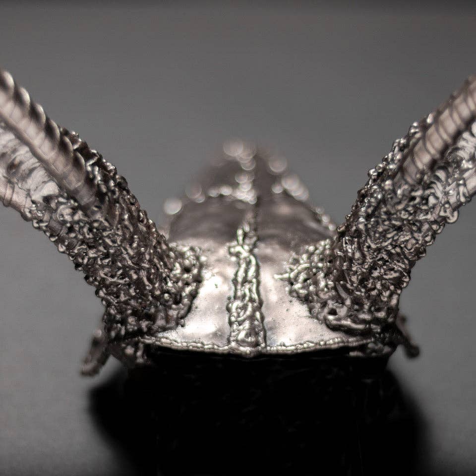 Metal Relic - Wholesale Wall Accent - "The End" 8 Point Deer Buck Skull Wall Sculpture19