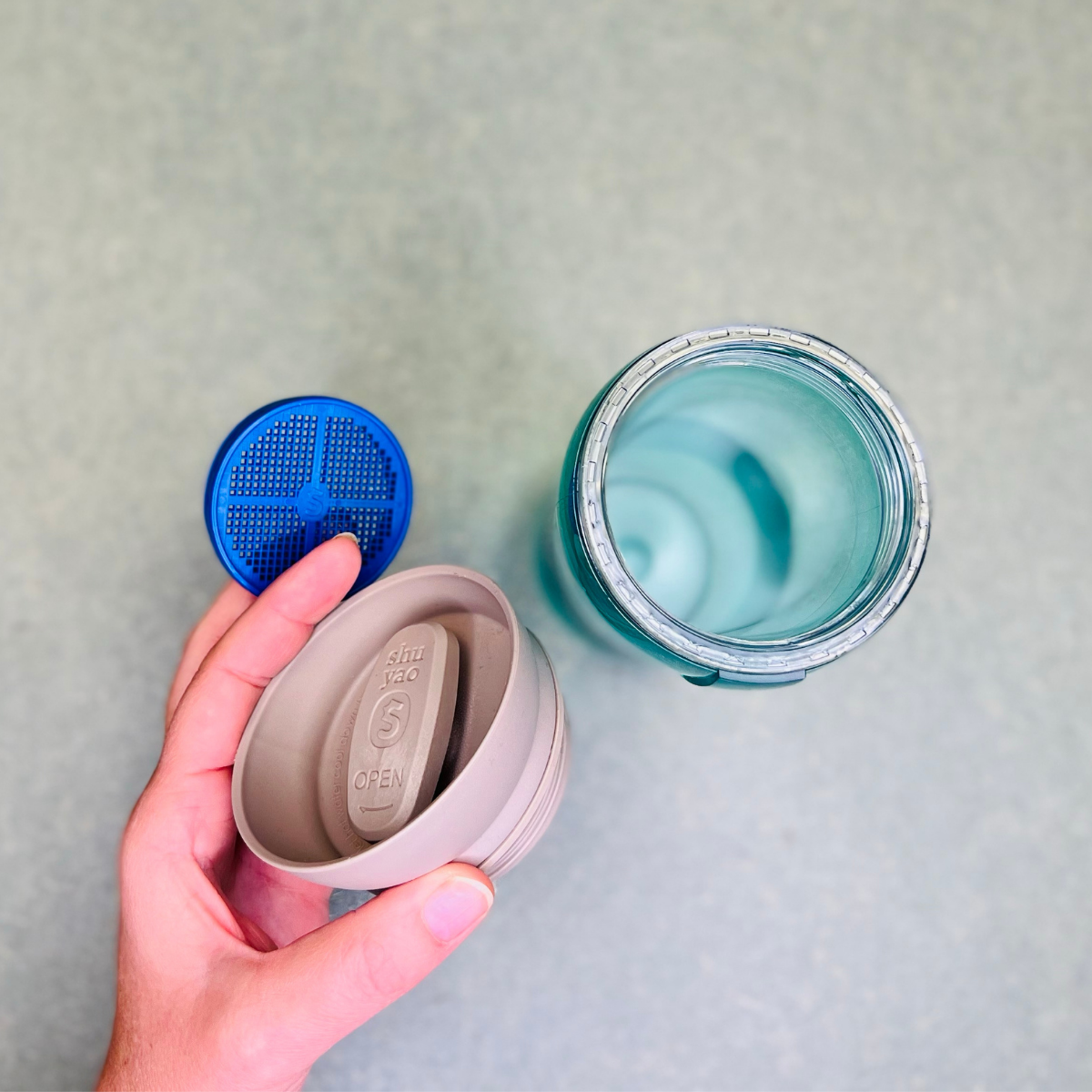 Shuyao - Venta al por mayor Botellas de agua - Vaso térmico para beber Teamaker Shuyao #madeingermany12