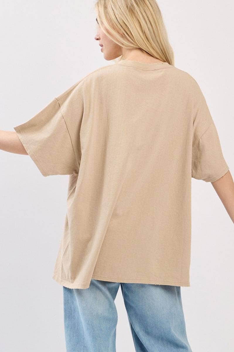 Zutter - Wholesale Screen Printed T-Shirt - Women's - Multi Tigers Elements Graphic Oversized Seamless Box Tee1