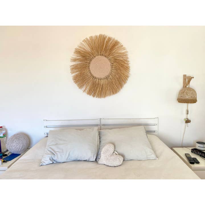 Geometrik Design - Vendita all'ingrosso Pietre per pareti - Decorazione da Parete con Rafia Decorazione Boho8