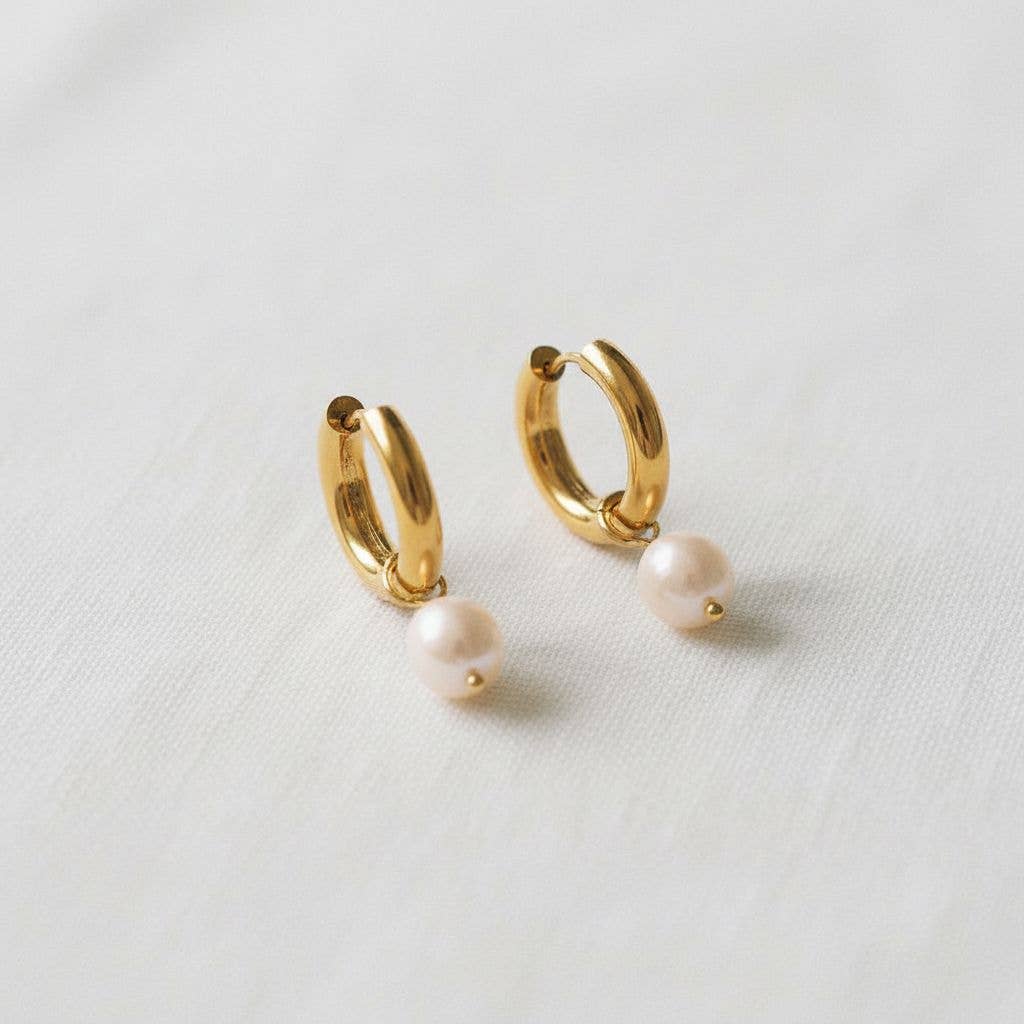 paperln - Wholesale Dangle Earrings - Dainty Freshwater Pearl Drop Earrings1