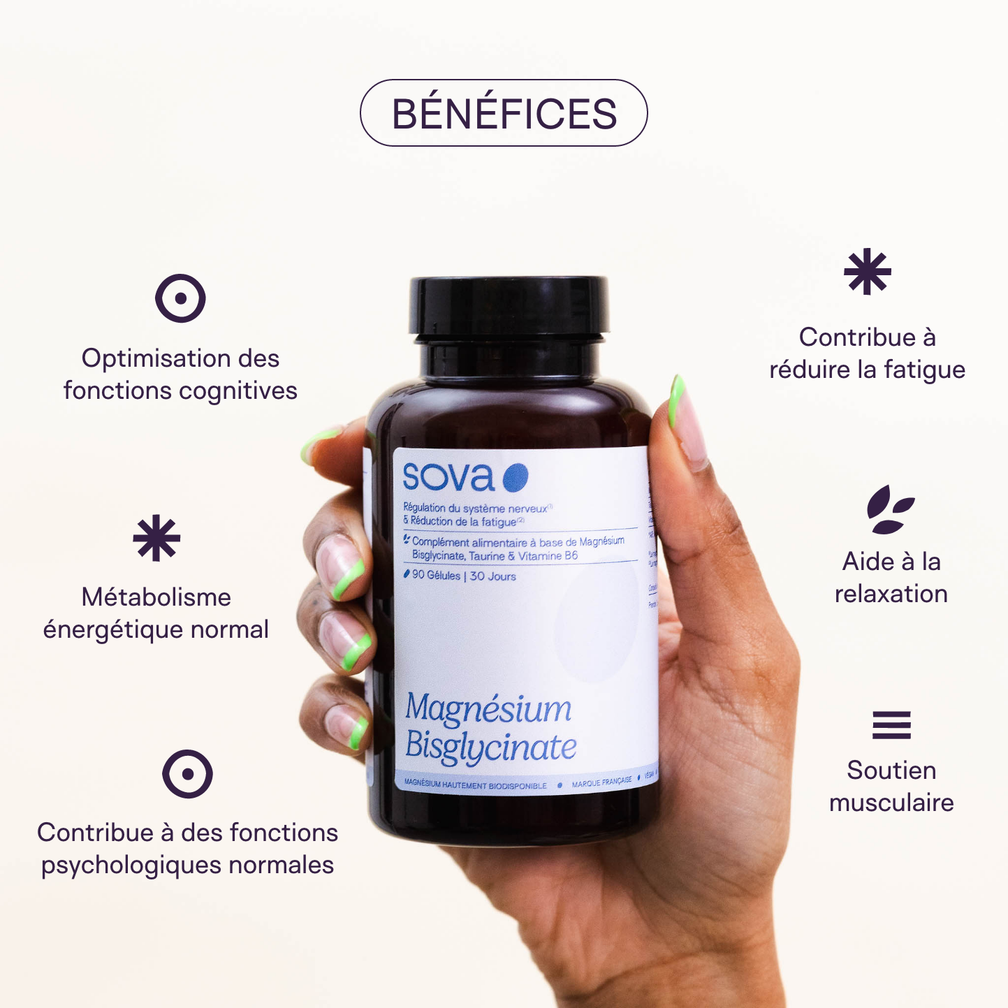 SOVA - Wholesale Oral Supplement/Vitamin - Magnesium Bisglycinate - Essential Mineral 1
