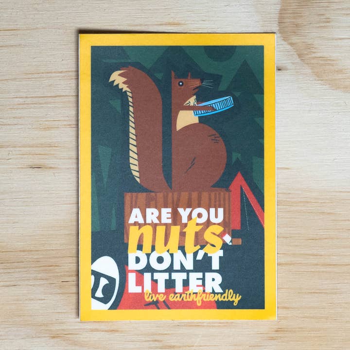 Jij bent gek, laat geen afval achter voor wholesale door Stray Wild