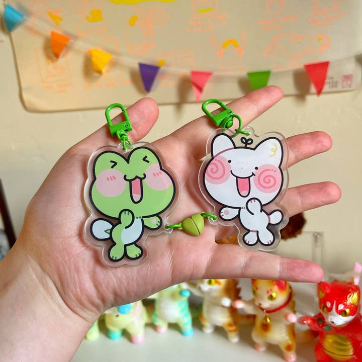 Cool Art Corner - Wholesale Keychain - Women's - Sharing Hearts Keychain2