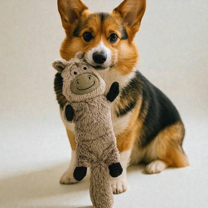 Plush Animal Squeaky Dog Toy | Chew & Training Toy for wholesale by SnowBall (We Cover Import Duty to USA)