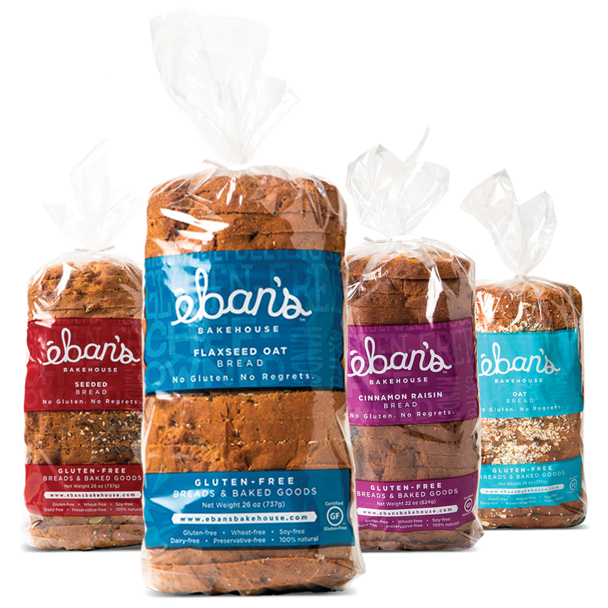 Eban's Bakehouse - Wholesale Bread/Tortilla - Gluten-Free Flax Seed Oat Bread3