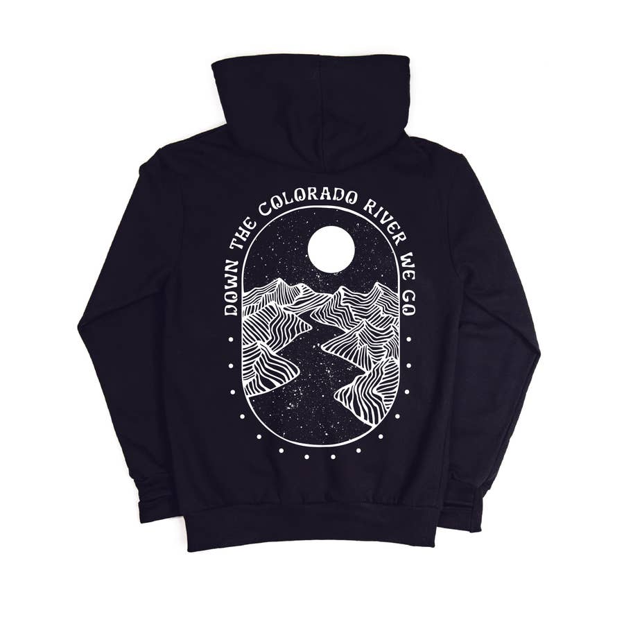 Down The Colorado River We Go Cowl Neck Hoodie for wholesale by Snow Business USA