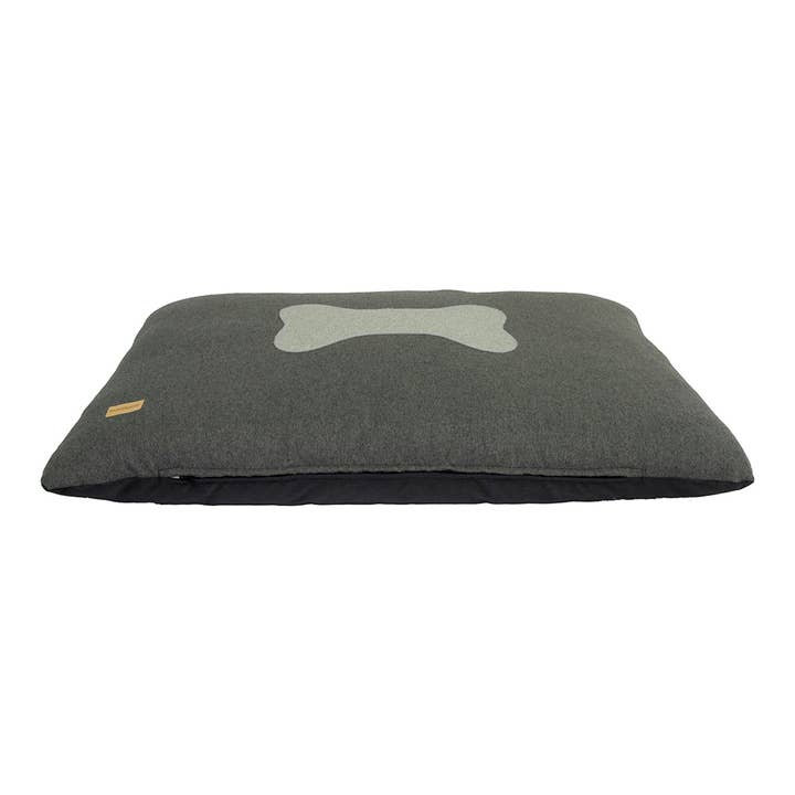 Earthbound Italia - Wholesale Pet Bed - Dog - Grey Pillow with Bone
