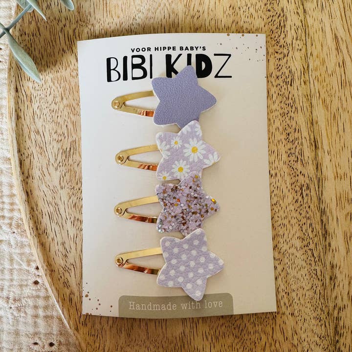 Ganchos de Cabelo Estrelinhas Suus 2 por atacado de Bibi Kidz