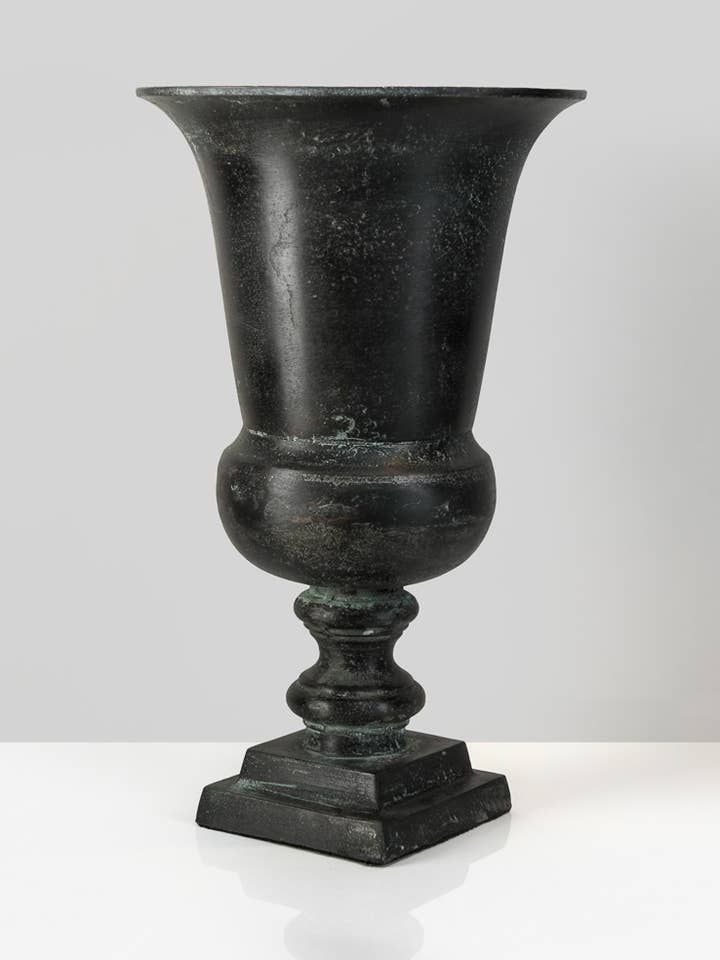 14in Aged Bronze Urn for wholesale by Jamali Garden