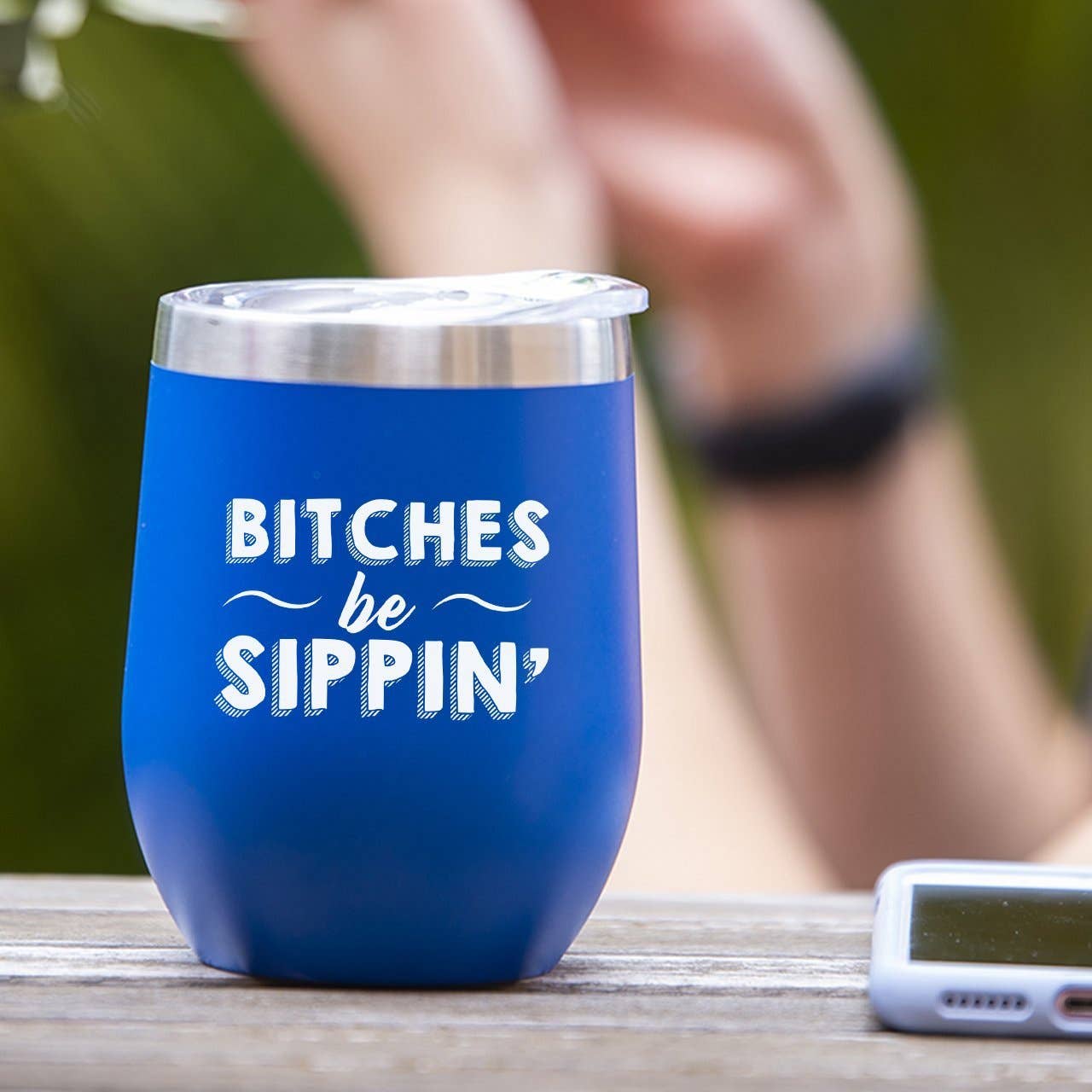 Soulful Wear – wholesale Insulated mug/tumbler – Bitches Be Sippin' - Tumbler Cup3