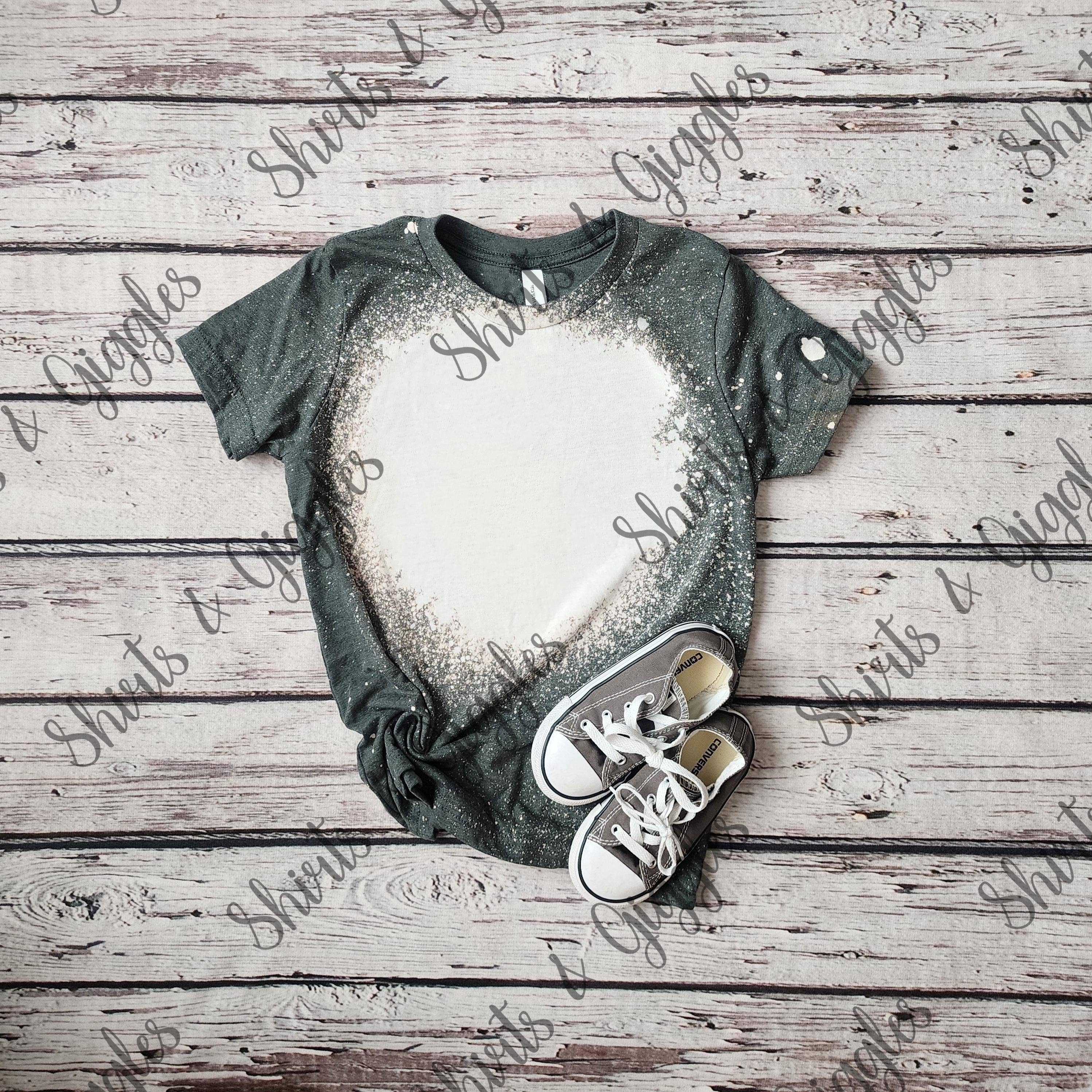 Shirts & Giggles - Venta al por mayor Camiseta con sublimación en blanco - Niños - Camisetas Juveniles Blanqueadas en Blanco Bella+Canvas®5