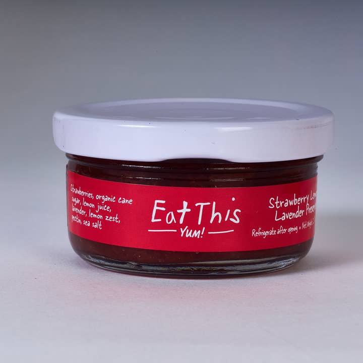 Eat This Yum - Wholesale Jam/Jelly - Strawberry Lemon Lavender Preserve
