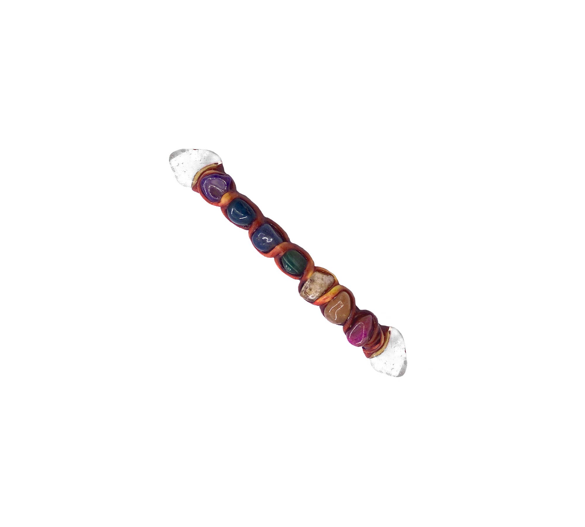 Pichincha - Wholesale Spiritual stone/crystal - Chakra 7 Stone Mini Reiki Crystal Healing Magic Wand