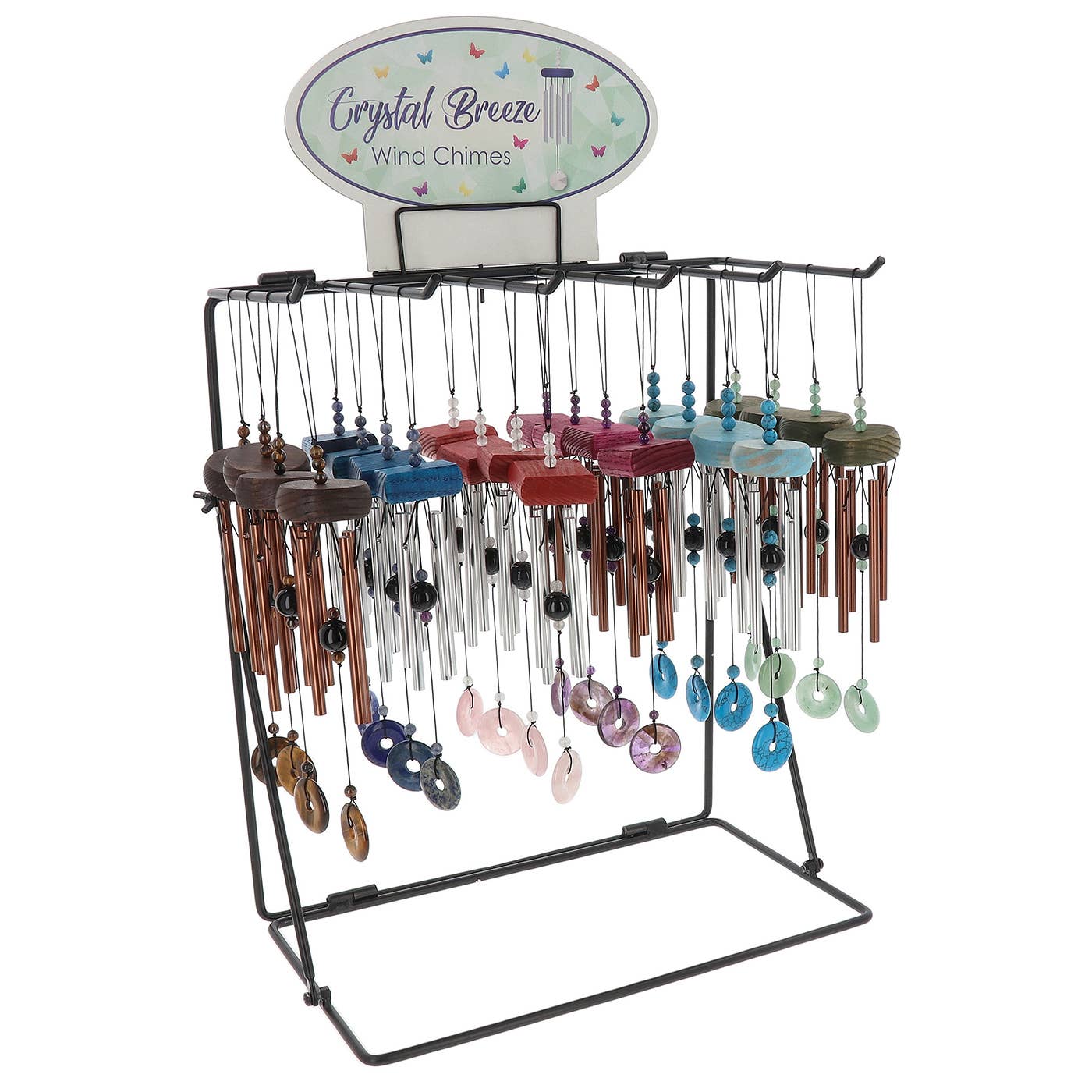 Joe Davies - Wholesale Wind Chime - Gemstone Breeze Chime & Stand0