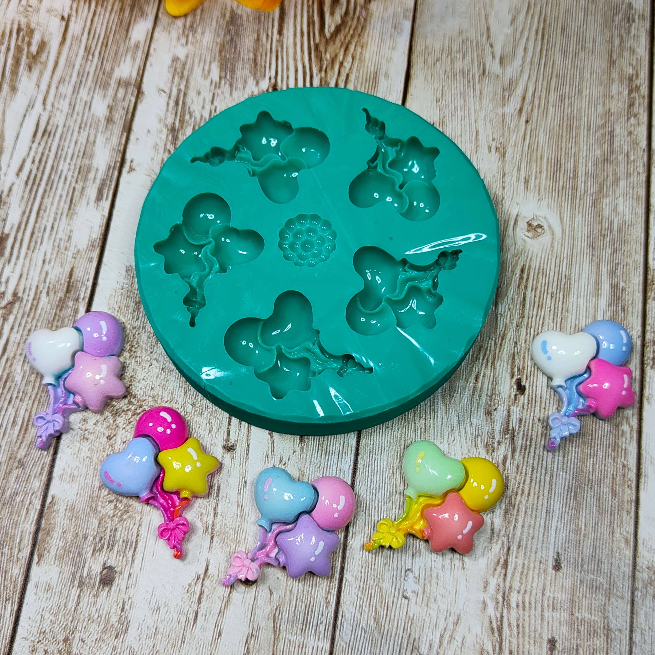 Serena Creazione di Serena Stampone - Wholesale DIY Craft Kit - Mixed Balloon Mold 5pcs 3cm in silicone for resin plaster4