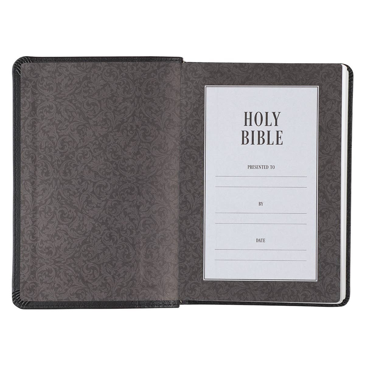 Christian Art Gifts - Wholesale Religion - KJV Bible Compact LP Faux Leather, Black3