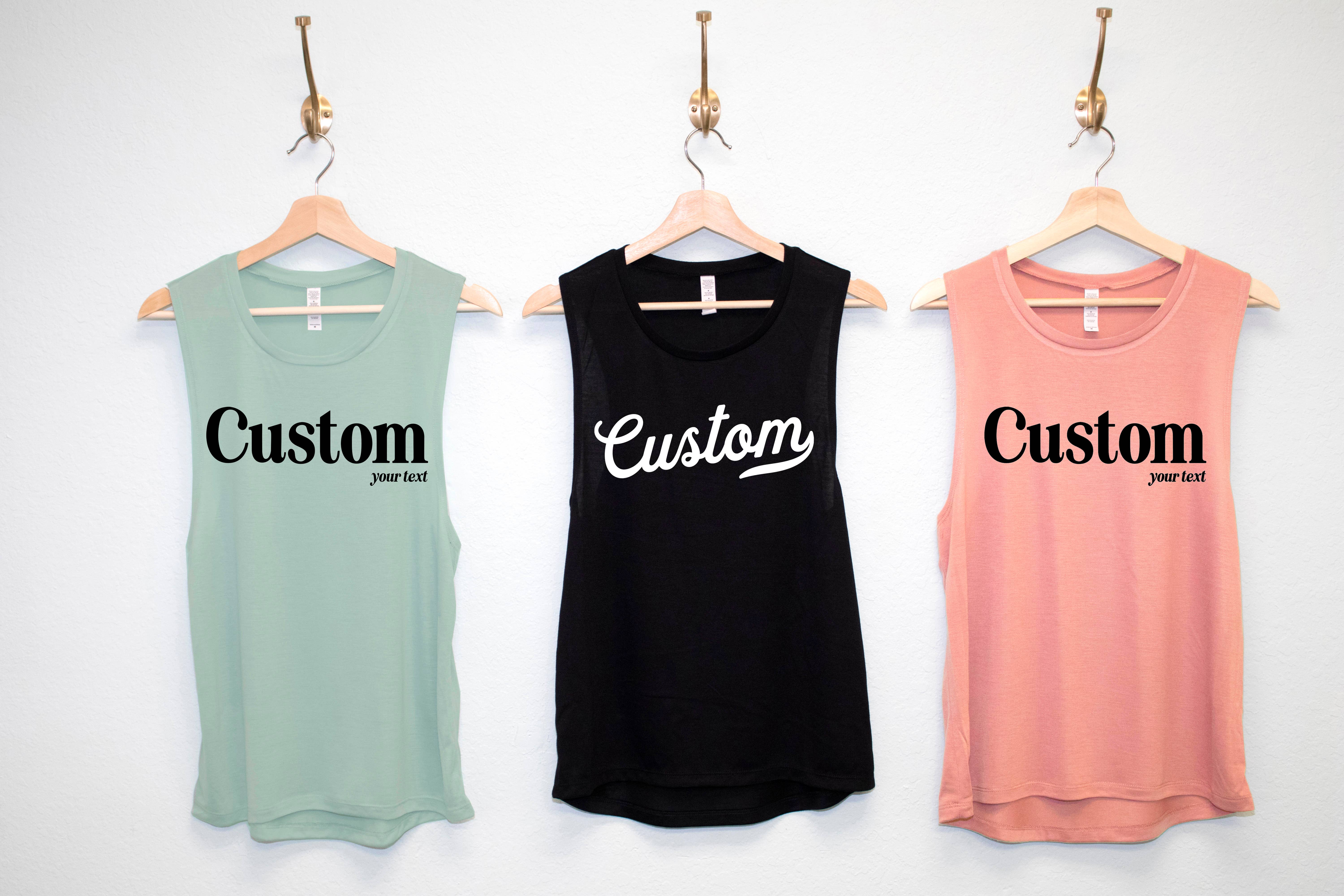 Nobullwoman Apparel - Wholesale Tank Top - Women's - CUSTOM Small Business Muscle Tanks for Yoga, Pilates & more!4