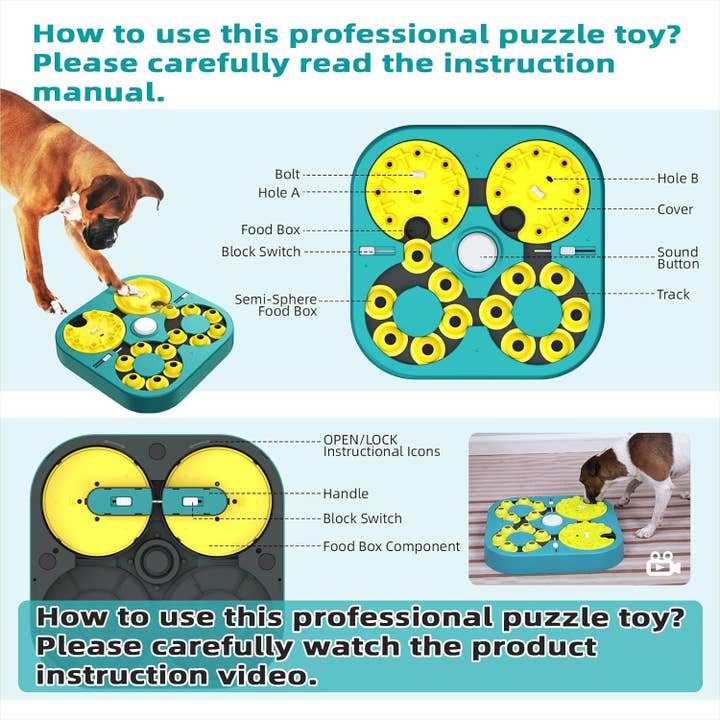 Green KADTC ADVENTURER DOG PUZZLE TOY LEVEL 5 IN 1 for wholesale on Faire4