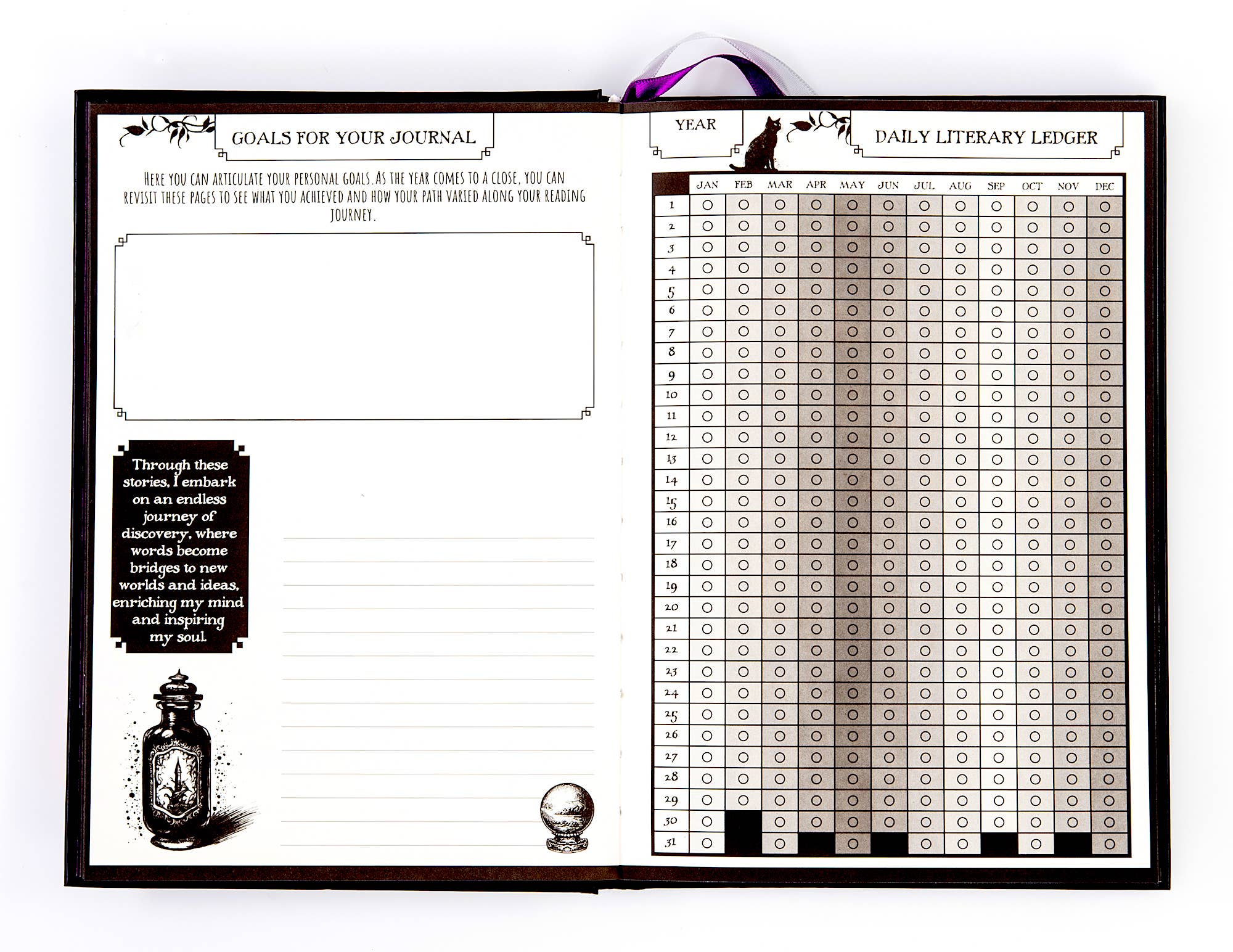 Conquest Journals - Wholesale Journal/Diary - Waiting for the Night Reading Journal10