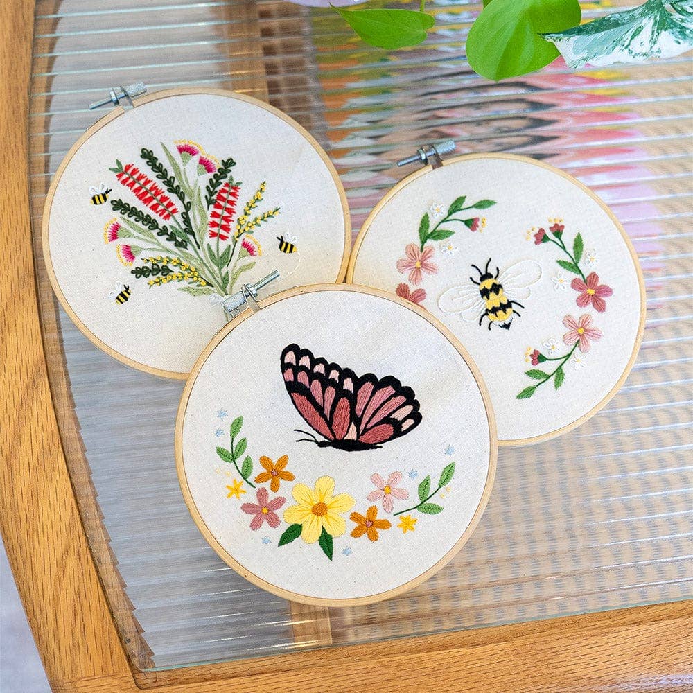 Craft Club - Wholesale Embroidery/cross-stitch supplies - AUSTRALIAN NATIVE BOUQUET - Embroidery Kit6