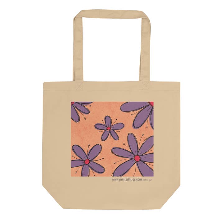 Lilac Blossom Eco Tote Bag for wholesale by Printed Hugs