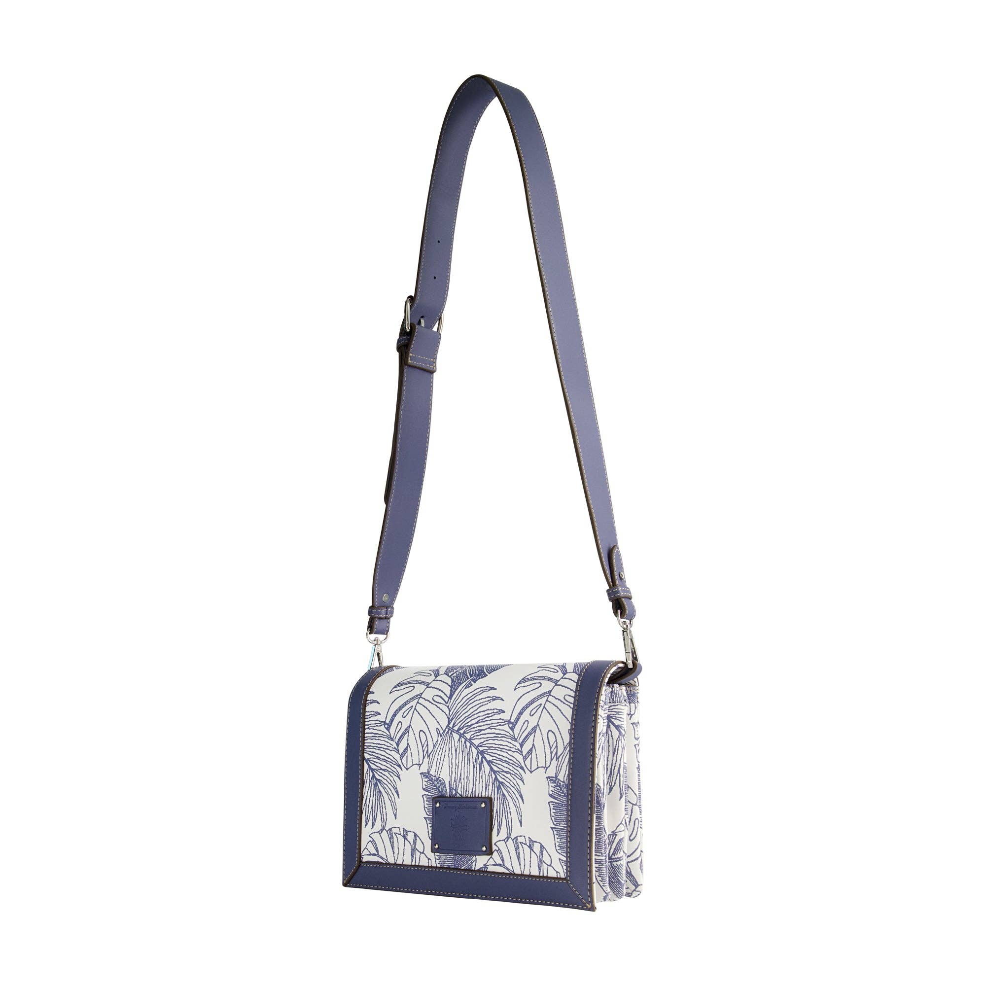 Concept One - Wholesale Crossbody Bag - Women's - Tommy Bahama Graphic Leaf Print City Handbag, NAVY3