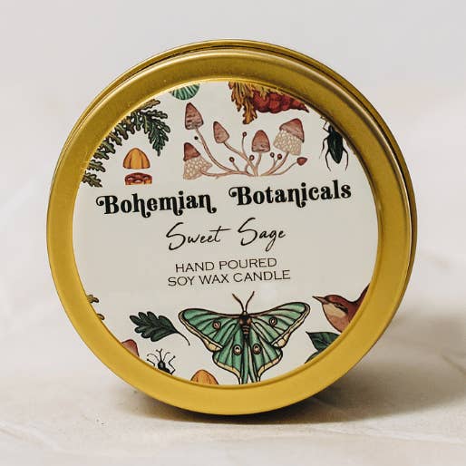 Kaars-4 oz Tin voor wholesale door Boho Bungalow