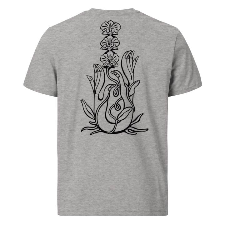 Camiseta unisex Karleth Orchid - Gris para venta al por mayor de Bønita Clothing