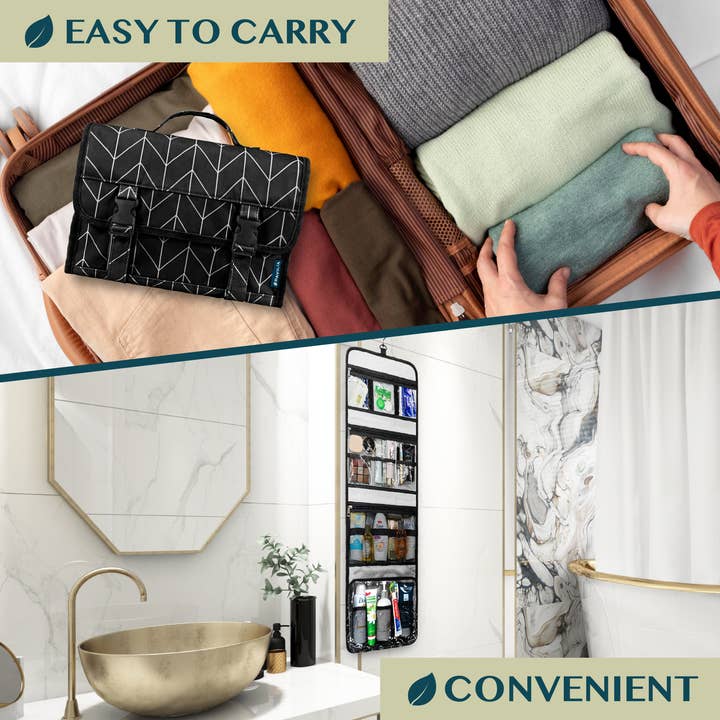 Pavilia - Wholesale Toiletry bag – Unisex - Buckle Hanging Toiletry Organizer Bag9
