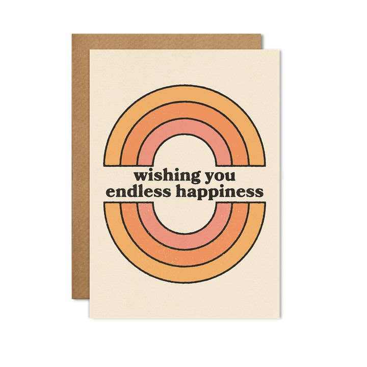 Wishing You Endless Happiness Card for wholesale by cai & jo