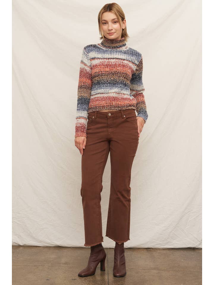 En Crème - Wholesale Jeans - Women's - Cropped Jeans with Frayed Hem 9