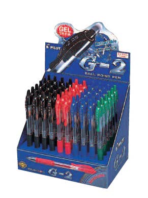 Stylo roller à encre gel, G-2, 0,5 mm, paquet de 60 pour la vente par Pilot