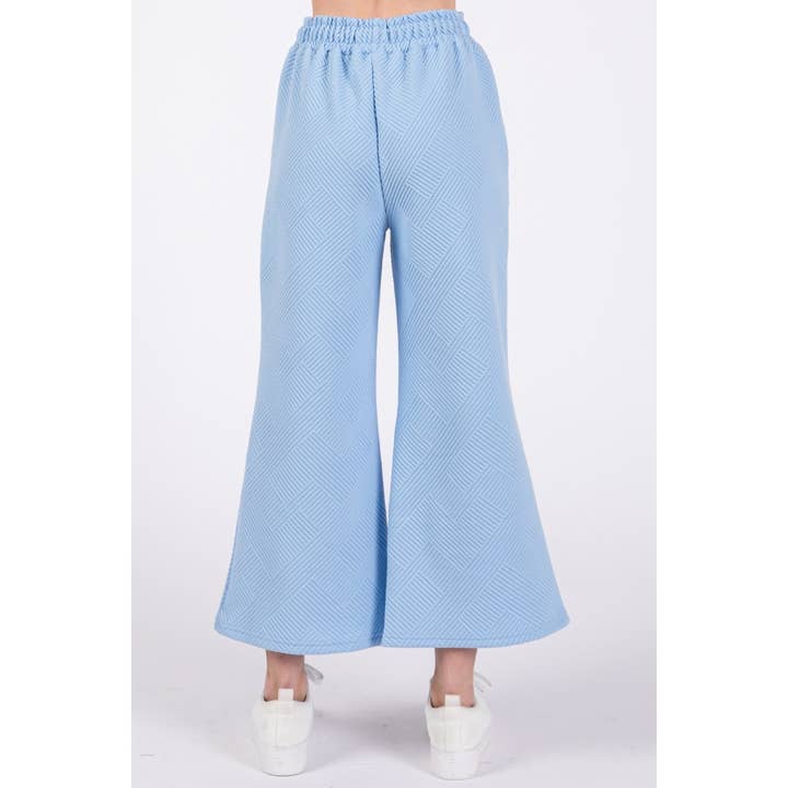 Veveret – wholesale Athletic sweatpants/jogging bottoms – Women's – Patterned French Terry Wide Pants15