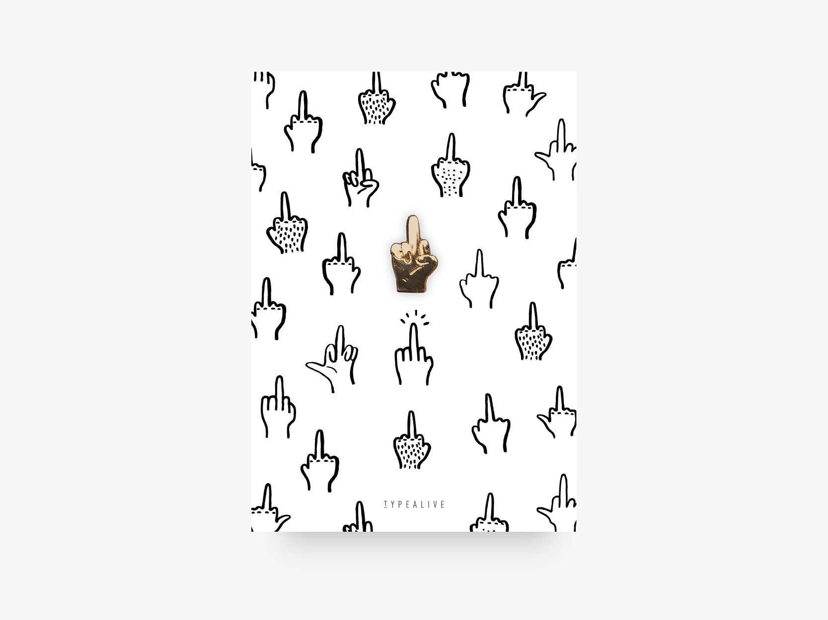 typealive - Wholesale Lapel Pin/Button - Pin /f*&k You