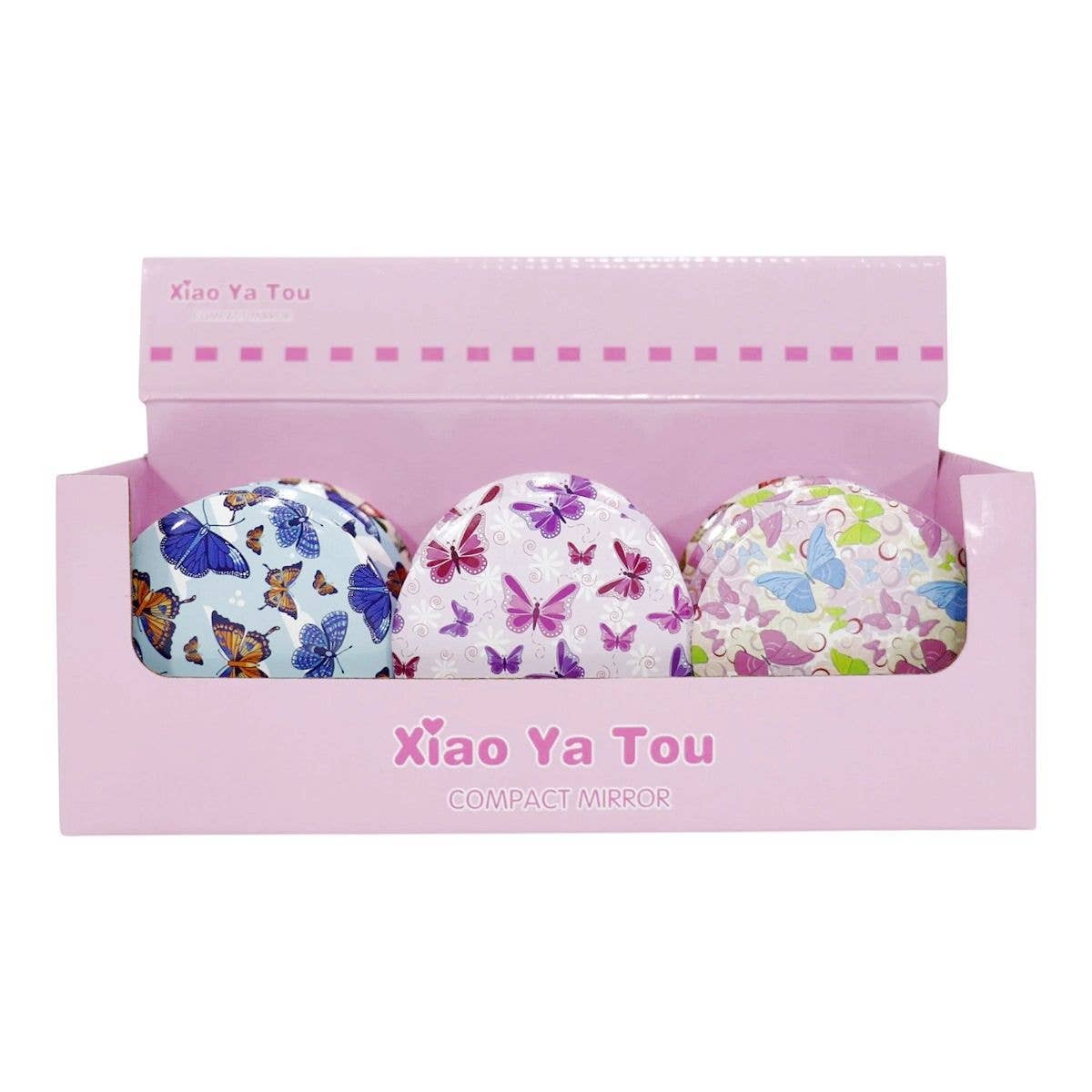 Diacly - Wholesale Compact Mirror - 12pk Butterfly Handheld Compact Mirror2