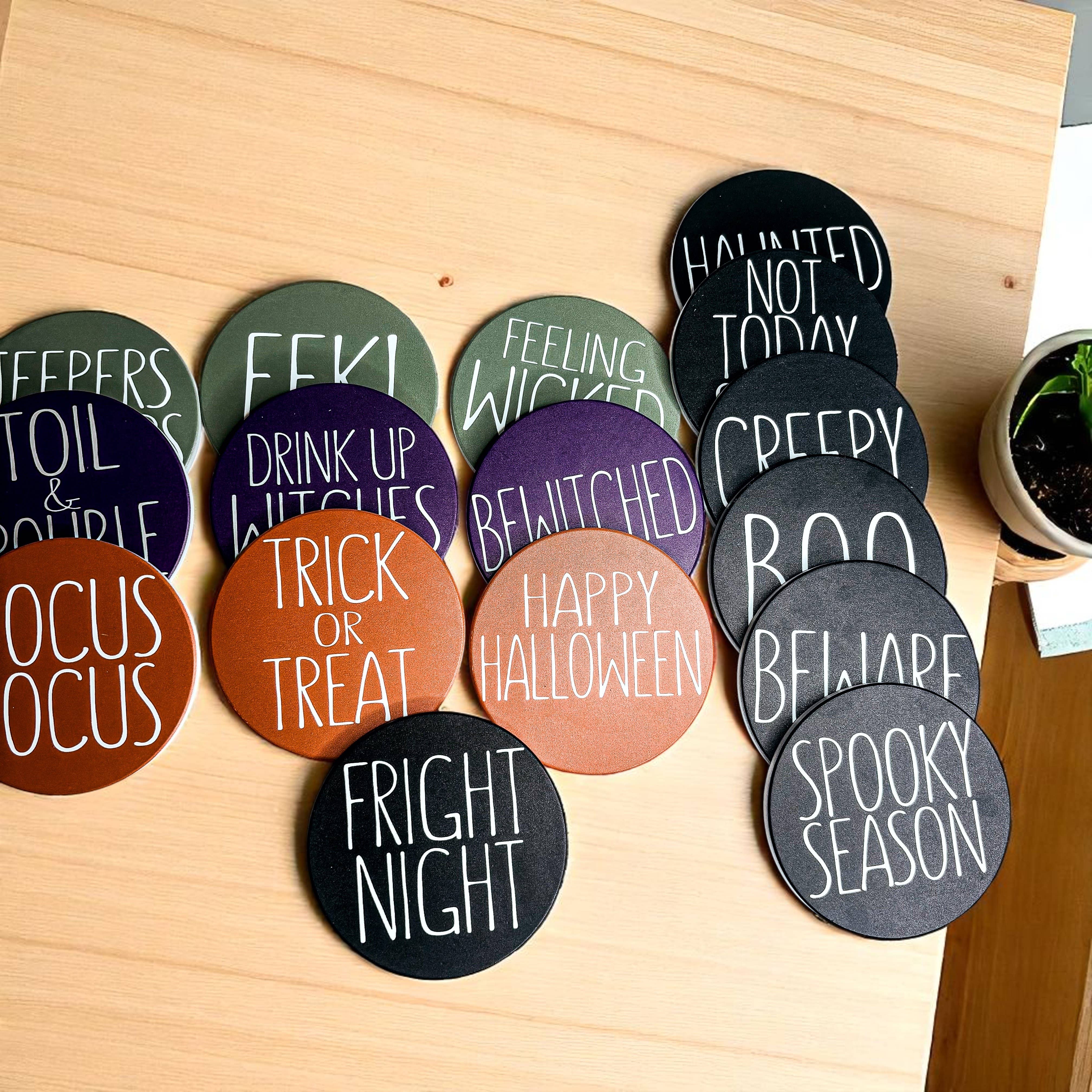Gia Roma - Wholesale Coasters - Sale - Fall & Halloween Ceramic Coaster Sets Unique & Chic49