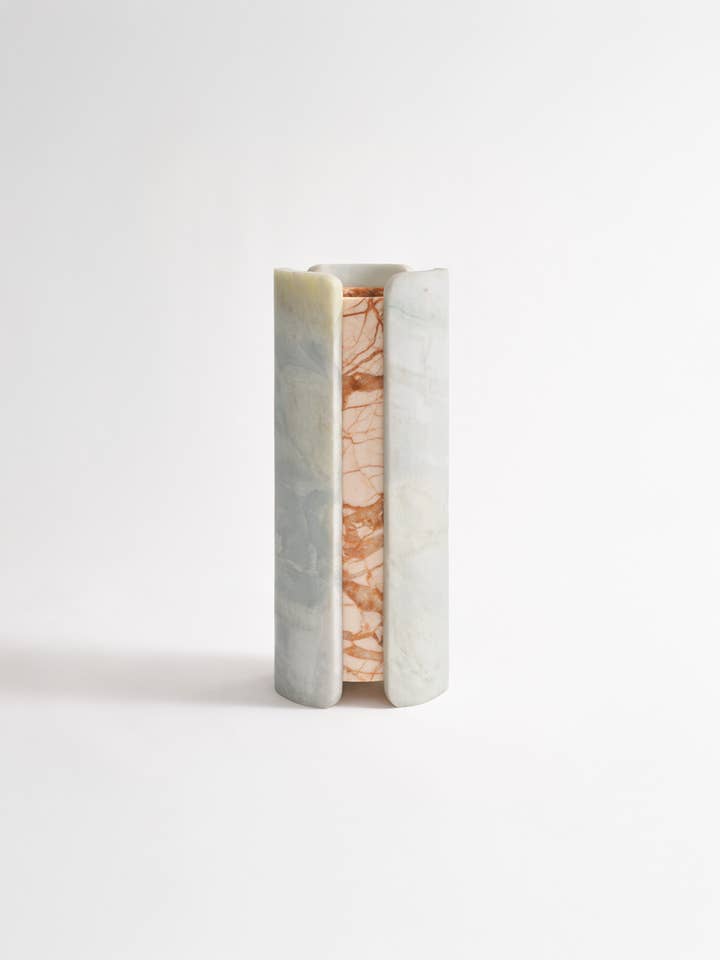 Ventilare Vaso Terreno Oro & Onice Blu per la vendita all'ingrosso da parte di Greg Natale