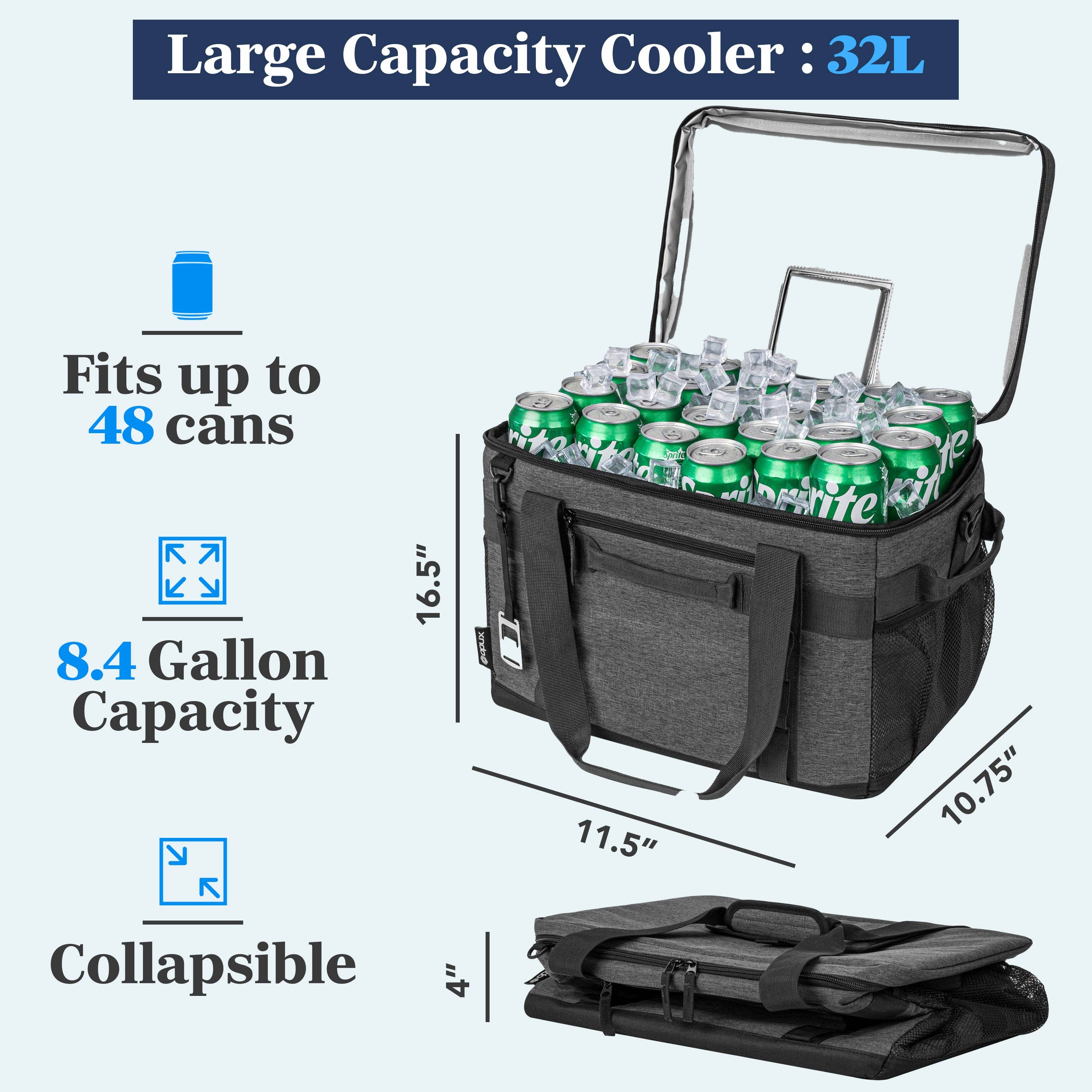 OPUX - Wholesale Cooler/cooler bag - Large Leakproof Cooler Bag - 48/60 Cans10