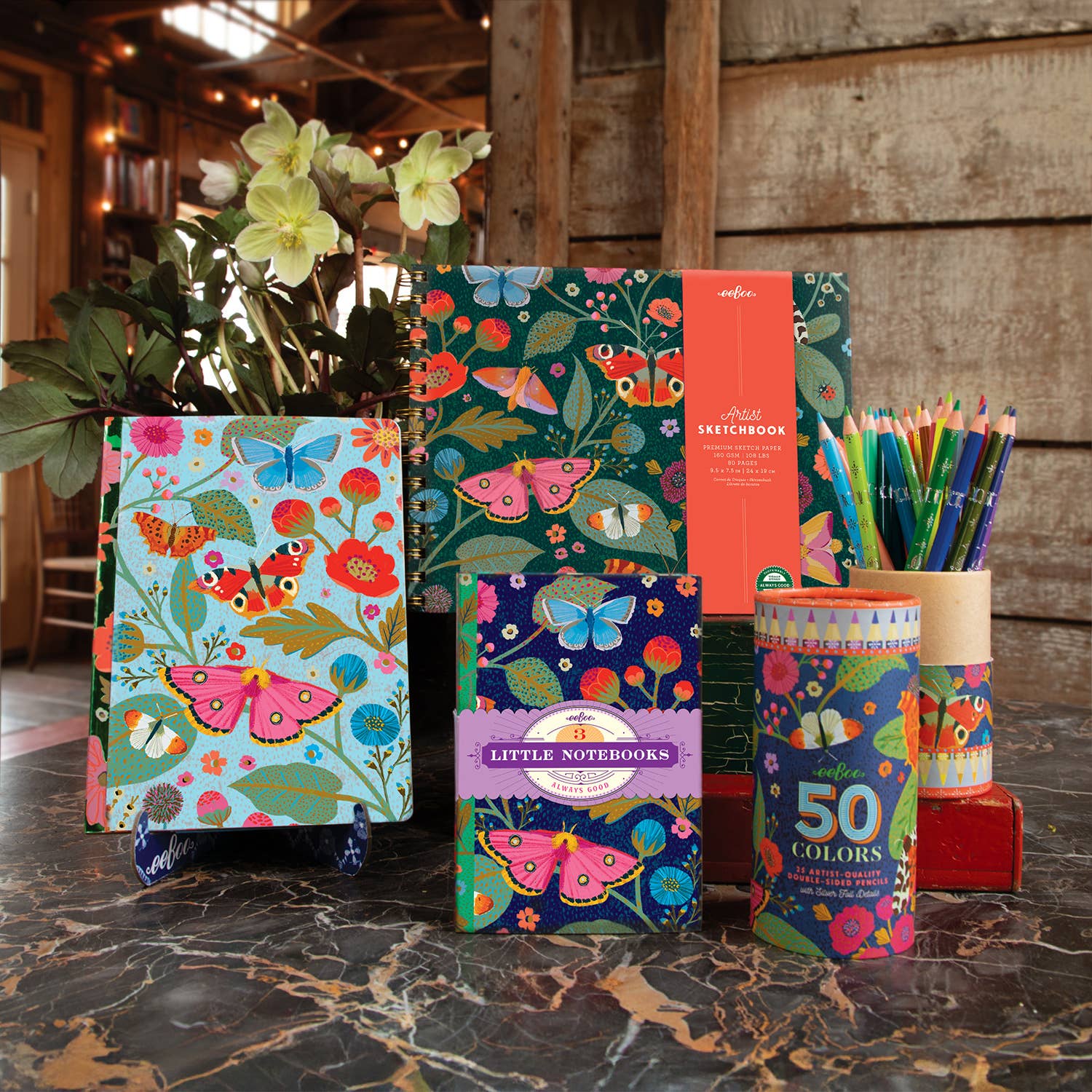 eeBoo - Wholesale Journal/Diary - Kids - Journal - Butterflies Luxe2