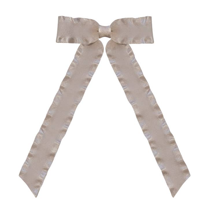 Carmandy Medium Long Tail Ruffle Hair Clips for wholesale by Verity Jones London