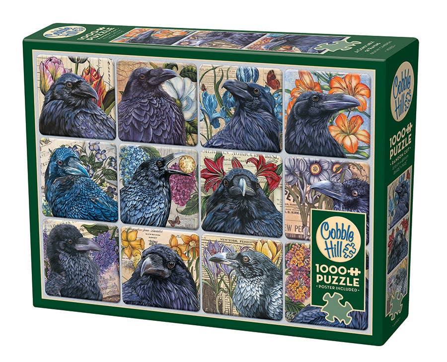 Outset Games and Cobble Hill Puzzles - Wholesale Puzzle - Adult - A Constable of Ravens - 1000pc puzzle1