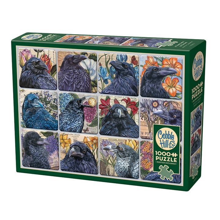 Outset Games and Cobble Hill Puzzles - Wholesale Puzzle - Adult - A Constable of Ravens - 1000pc puzzle1
