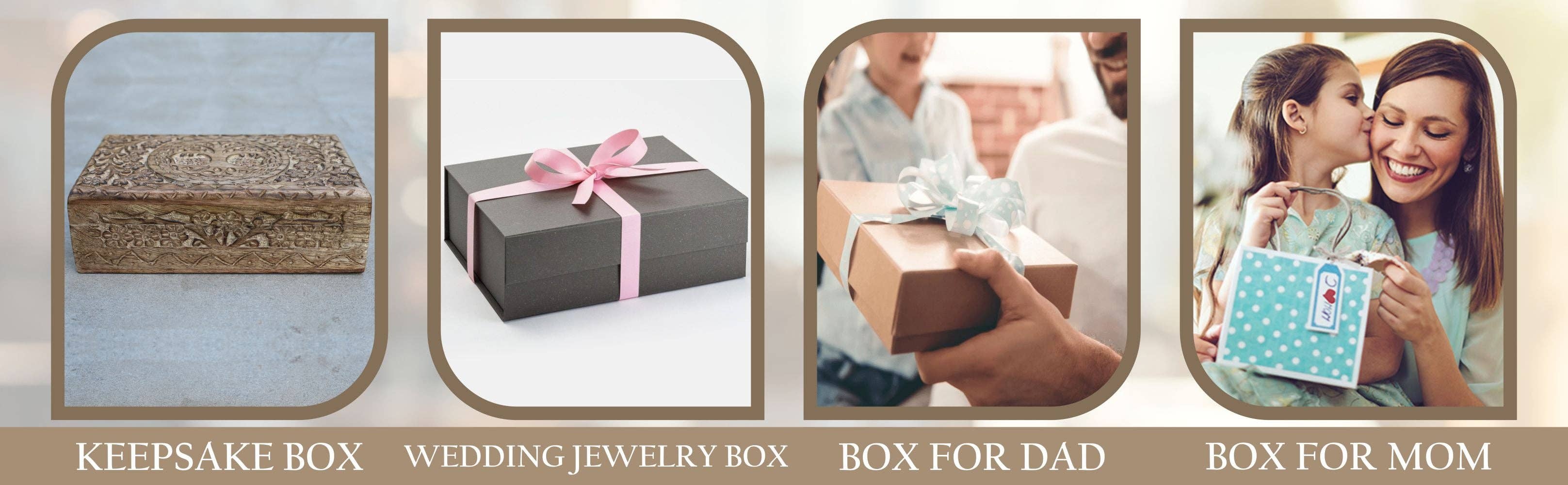 Lungta Imports - Wholesale Decorative Box - Large Hand Carved Tree of Life Wooden Box Keepsake Storage M6