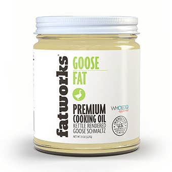 Pasture Raised Goose Fat 7.5 OZ for wholesale by Fatworks
