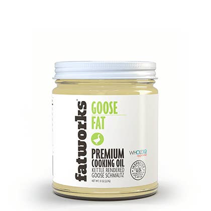 Graisse d'oie élevée au pâturage 7,5 oz pour la vente par Fatworks
